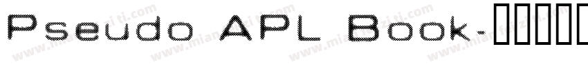Pseudo APL Book字体转换